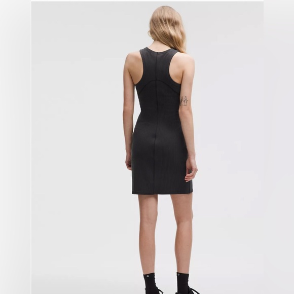 NWT Lululemon Athletica Ribbed Softstreme Slim-Fit Tank Dress - Picture 2 of 8